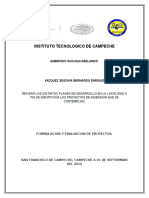 Proyectos de Inversion para El Desarrollo Nacional.