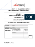 Determination of Aggregate Crushing