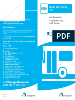 615X Timetable 18 May 2015