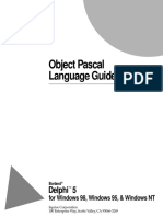 Delphi 5 Object Pascal Language Guide PDF