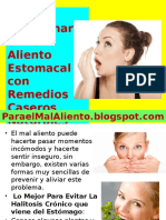 Como Solucionar El Mal Aliento Estomacal Con Remedios Caseros Naturales