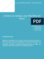 Como Realizar Una Plantilla de Piso