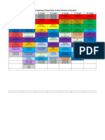 Aurelian Springs Elementary School Master Schedule