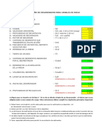 Calculo de Desarenador Canal de Riego