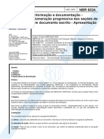 ABNT NBR 6024 (Maio 2003) - Numeração (Original) PDF