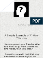 Critical Thinking