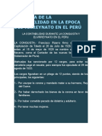 Historia de La Contabilidad en La Epoca Del Virreynato en El Perú