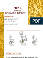 Consumer Behaviour (Water-Diamond Theory)