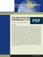 University of Calgary School of Public Policy - Affordability of Housing Kneebone Wilkins