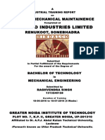 Hindalco Industries Limited: Potroom Mechanical Maintainence Renukoot, Sonebhadra