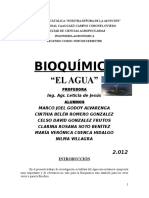 Bioquímica Agua