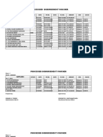 Processsed Disbursement Voucher: Suppliers