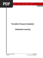 Formation Pressure Evaluation Distributed Learning Manual