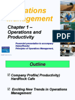 Trends in Operations Management and Productivity Concept