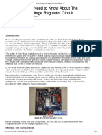 The Motherboard Voltage Regulator Circuit