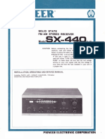 Pioneer SX-440 Service Manual