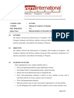 Programming Fundamental Teaching Plan