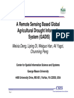 A Remote Sensing Based Global Agricultural Drought Information System GADIS