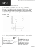 Colocación de Micrófonos Piano SHURE