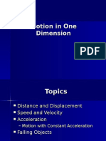 Linear Motion Lecture