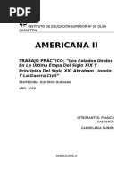 Estados Unidos Siglo XIX - XX