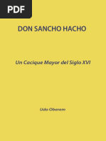 Don Sancho Hacho Cacique Siglo 16 PDF