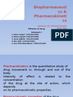 Biopharmaceuti CS& Pharmacokineti CS: Difusion of Drug