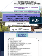 Mejora Del Sistema de Seguridad y Salud Ocupacional de La Empresa Azucarera Andahuasi S.A.A.