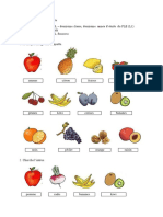 Fiche de Travail Les Fruits Cl. II l1