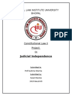 Judicial Independence