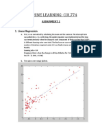 Machine Learning: Col774: Assignment 1