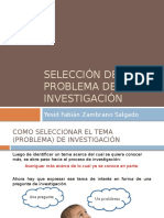 2 - Selección Del Problema de Investigación