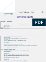 Conference Agenda