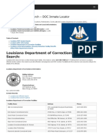 Louisiana Inmate Search Department of Corrections Lookup