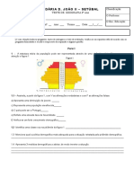 4 Teste 8 Ano População MIGRAÇÕES