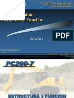Curso Excavadora Hidraulica Pc200 LC 7 Komatsu Estructura Funciones Cabina Sistema Monitor Componentes Elementos