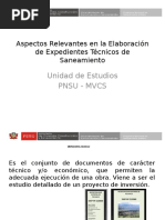 Elaboración de Expedientes Técnicos de Saneamiento