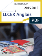 Livret LLCER Anglais 2015-16