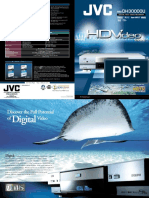 JVC Hm-dh30000 D-Vhs Recorder Brochure