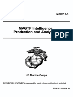 MCWP 2-3 MAGTF Intelligence Production and Analysis