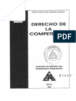 Derecho de La Competencia - José Antonio de Chazal Palomo PDF