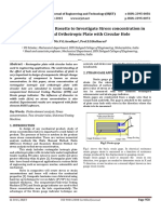 Use of Strain Gauge Rosette To Investigate Stress Concentration in Isotropic and Orthotropic Plate With Circular Hole