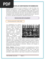 Clasificación de Las Computadoras Por Generación