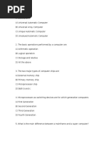 Intro To Computer MCQ