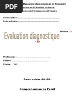 Eval Diagnostique 5 Ème Ap