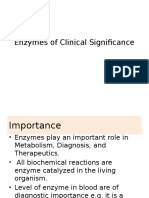 Enzymes of Clinical Significance