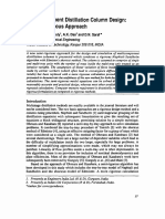 Documents - Tips Multicomponent Distillation Column Design A Semi Rigorous Approach