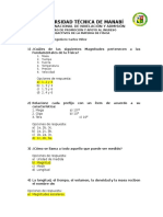 Reactivos de Fisica - RESPUESTAS