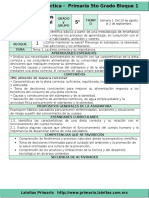 Plan 5to Grado - Bloque 1 Ciencias Naturales (2016-2017)