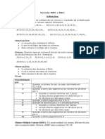 Revisão MMC e MDC